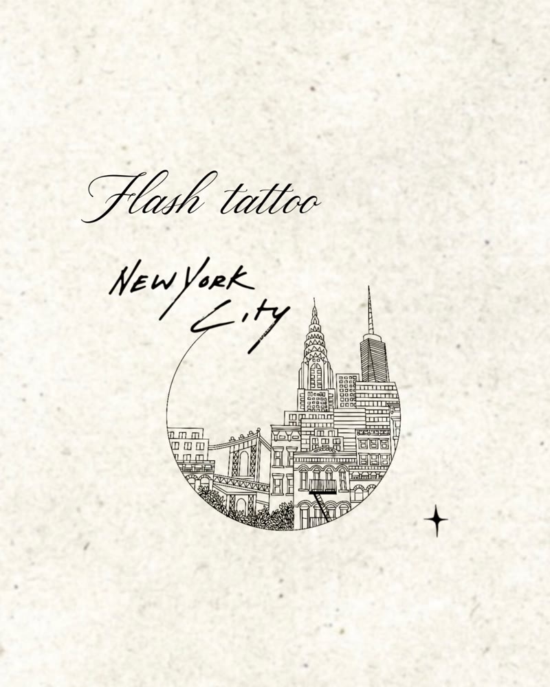 New York City flash tattoo collection